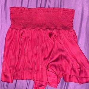 TCEC casual red shorts, woman's size L
